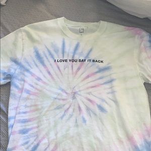 ILYSIB tie dye tee lonely ghost brand by Indy Blue